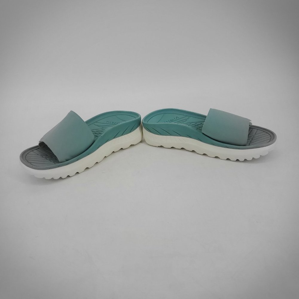 Vionic Womens Rejuvenate Slip On Slides Wasabi Un… - image 3